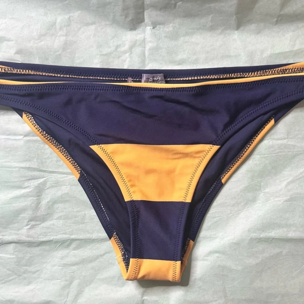 NWOT Aerie Women’s Blue and Gold Swim BIKINI